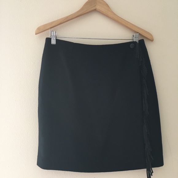 David Eliot Wool Wrap Skirt - Picture 4 of 8